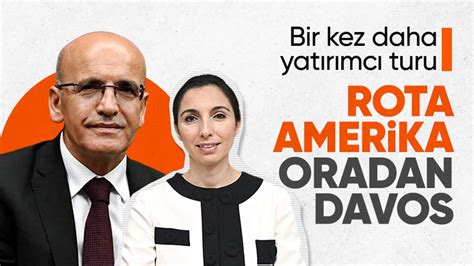 Mehmet Şimşek ve Hafize Gaye Erkan ABD’de yatırımcı toplantısına katılacak